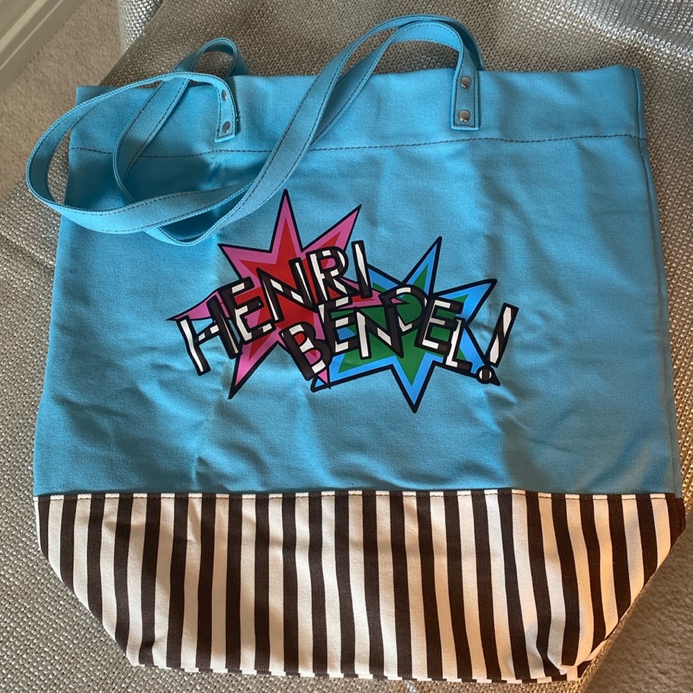 NWOT Henri Bendel Canvas Tote